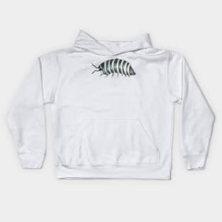 Armadillidium maculatum- Zebra Isopod Kids Hoodie